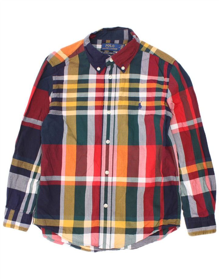 Koszula chłopięca Polo Ralph Lauren, 6-7 lat, wielokolorowa, bawełniana w kratę