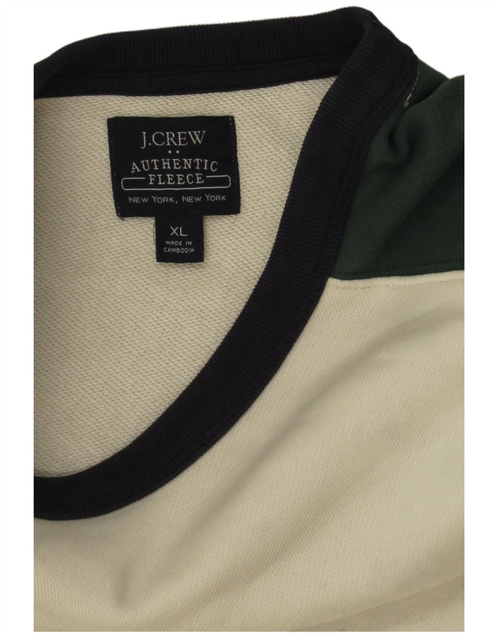 Męska bluza J. Crew XL, wielobarwna, bawełniana z blokami kolorów
