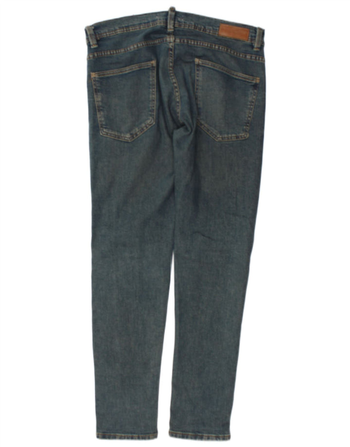 Męskie jeansy slim fit Zara EU 44 Large W34 L31 Niebieskie bawełniane