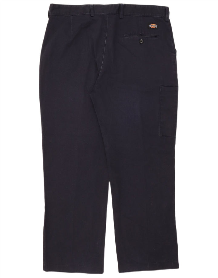 Męskie proste spodnie cargo Dickies W38 L28 Granatowy poliester