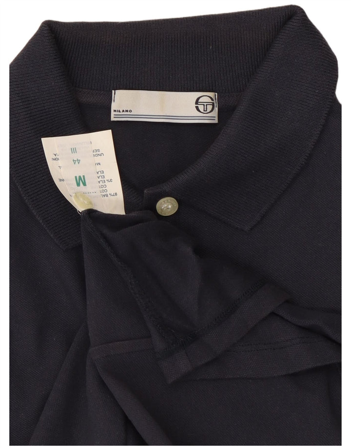 Damska koszulka polo SERGIO TACCHINI UK 12, średnia, granatowa, bawełniana