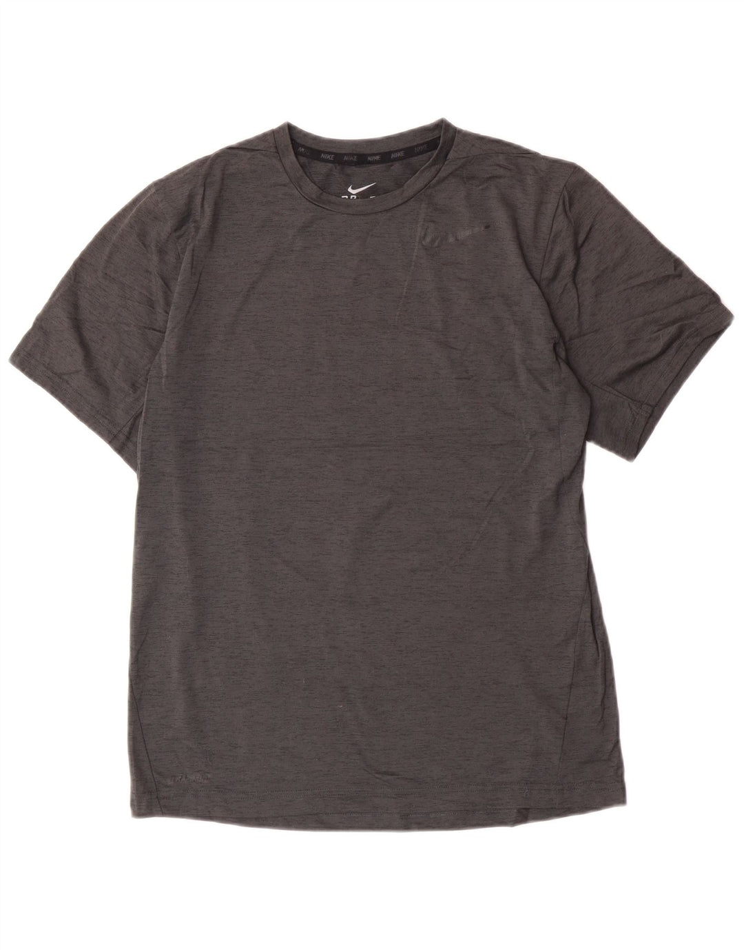Męski T-shirt Nike Dri Fit, mały, szary, nakrapiany poliester
