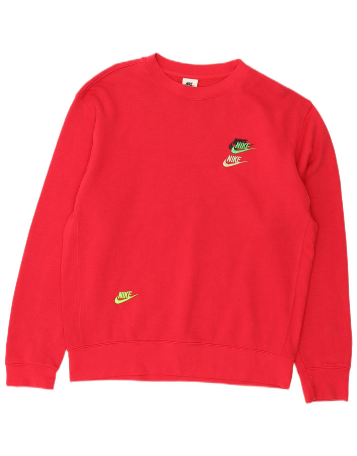 Męska bluza dresowa Nike, średnia czerwona, bawełniana