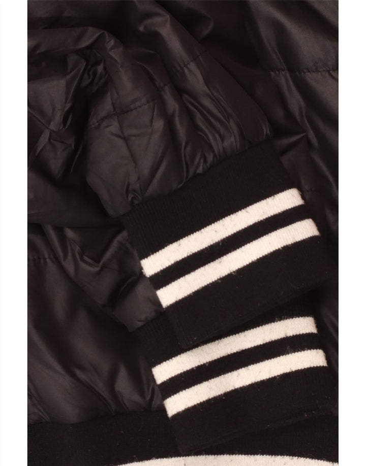 Męska ocieplana kurtka z kapturem Kappa UK 42 XL, czarny poliester