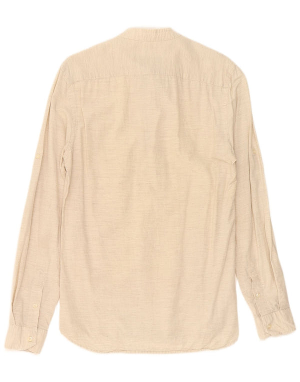 Koszula męska Zara Slim Fit, mała, beżowa