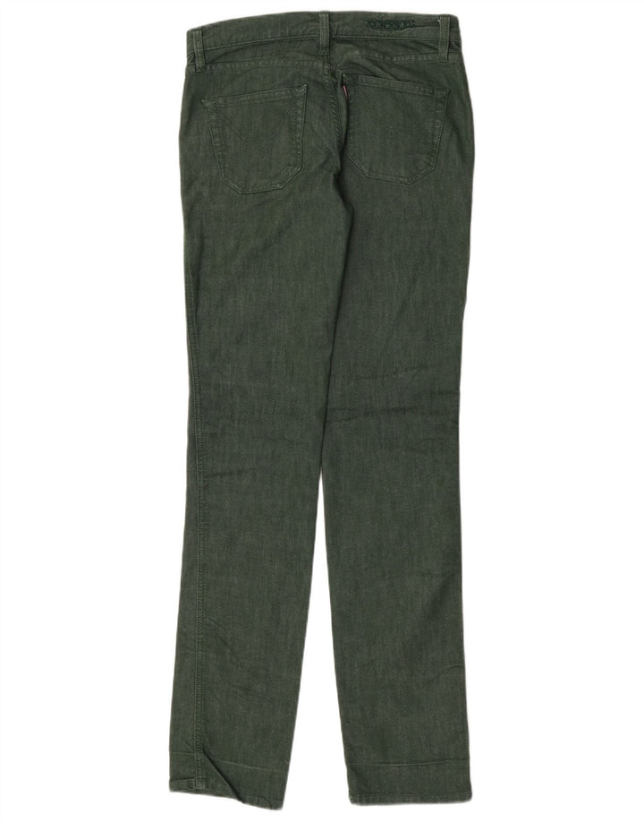 Jeansy damskie Jeckerson W28 L34 zielone