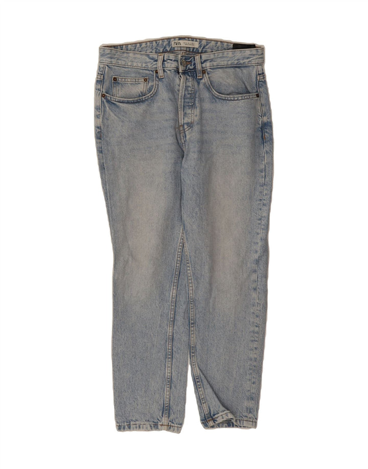 ZARA Mens Straight Jeans W31 L27 Blue Cotton Vintage Zara and Second-Hand Zara from Messina Hembry 