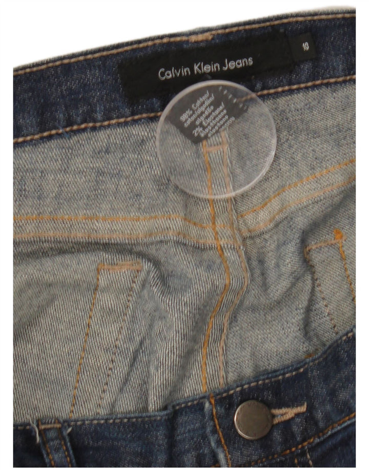 Damskie jeansy Bootcut CALVIN KLEIN US 10 Medium W32 L28 Niebieskie, bawełniane