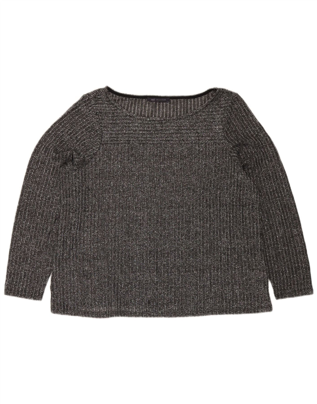 Bluzka damska MARKS & SPENCER UK 20 2XL Szary, nakrapiany poliester