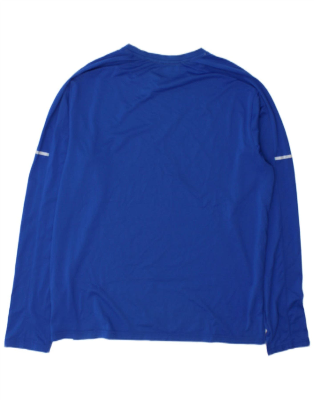 Męski top New Balance z długim rękawem, duży, niebieski poliester