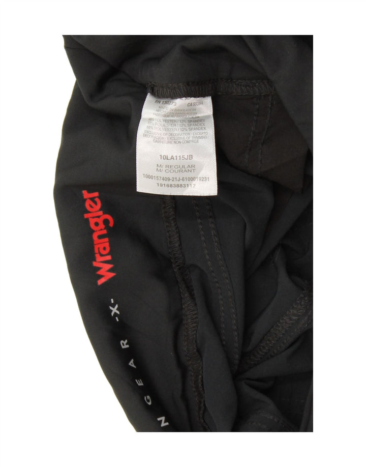 WRANGLER Womens Tracksuit Trousers Joggers UK 14 Medium  Black Polyester Vintage Wrangler and Second-Hand Wrangler from Messina Hembry 