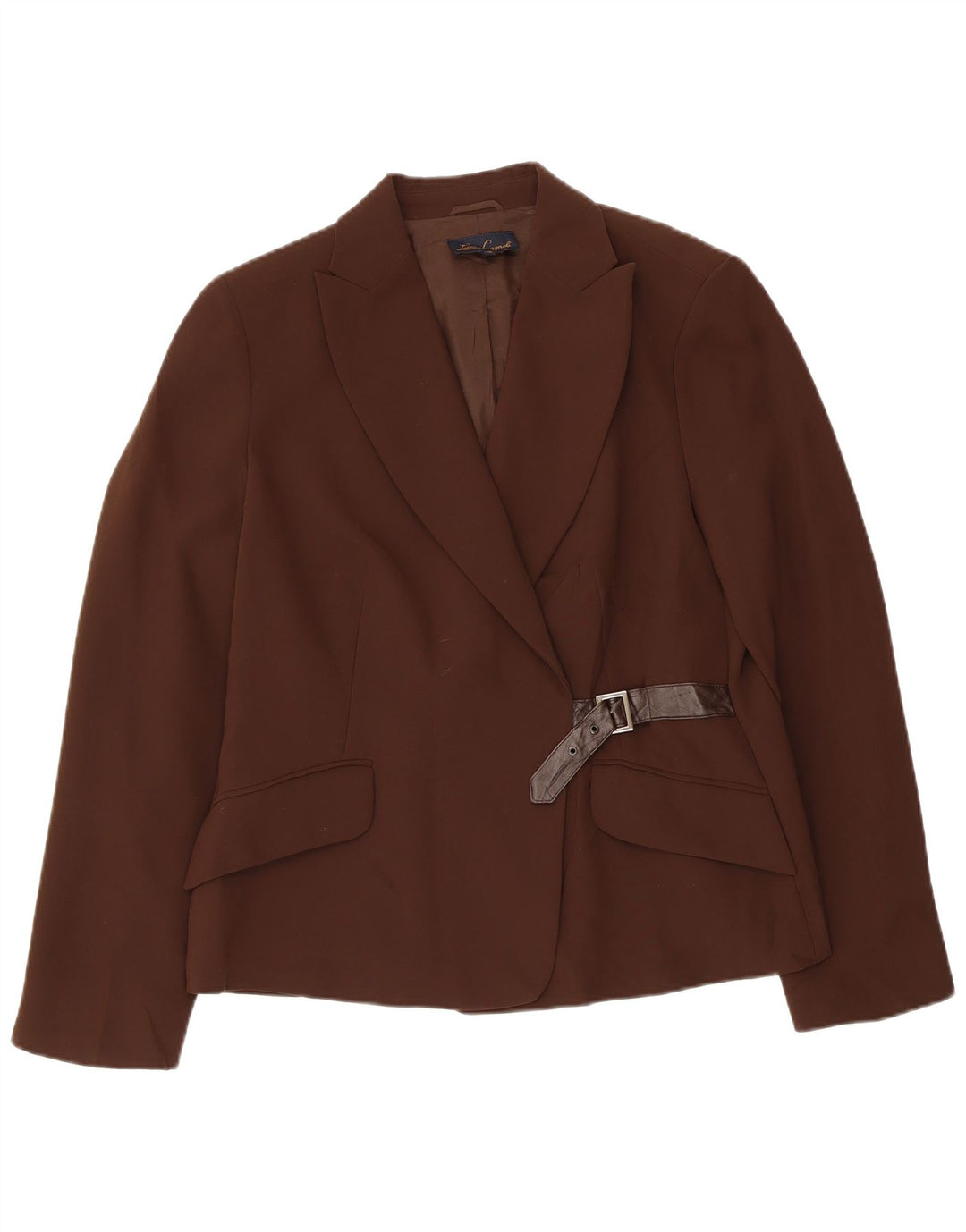 LUISA SPAGNOLI Damska marynarka IT 48 XL, brązowy poliester