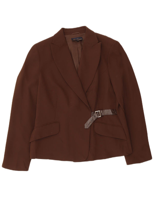 LUISA SPAGNOLI Damska marynarka IT 48 XL, brązowy poliester