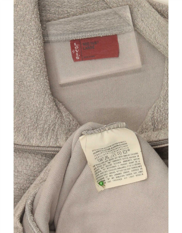 Męska kurtka dresowa Levi's, duża, szara, bawełniana