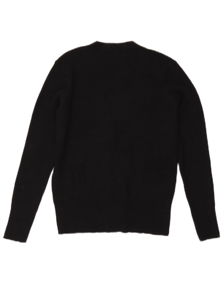 Marks & Spencer Damski sweter kardigan UK 10 Small, czarna wiskoza