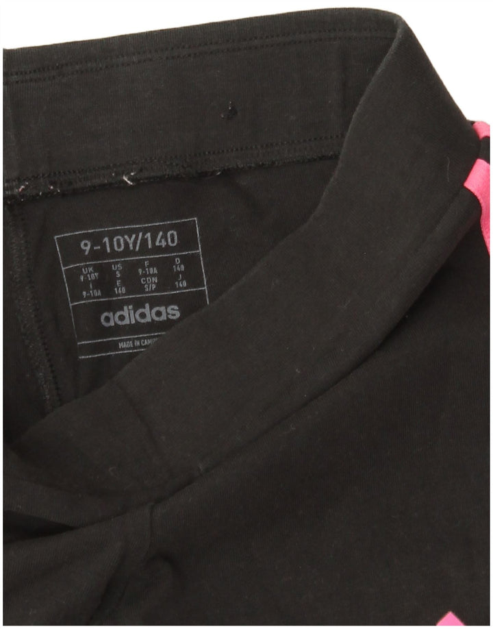 Legginsy Adidas Dziewczęce 9-10 Lat Czarne