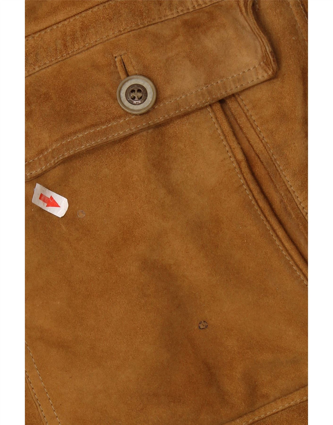 Zamszowy płaszcz męski ASGARD UK 42 XL brązowy