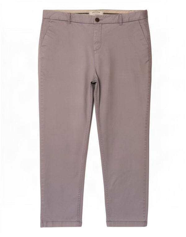 Spodnie damskie Fat Face UK 16 Large W34 L25 Szara bawełna