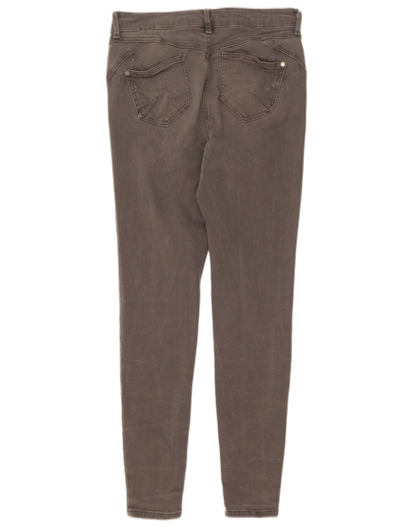 Marks & Spencer Damskie jeansy skinny UK 12 Medium W28 L30 Szara bawełna