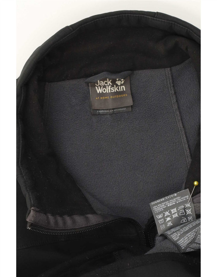 Kamizelka męska Jack Wolfskin UK 40, duża, czarna, poliester