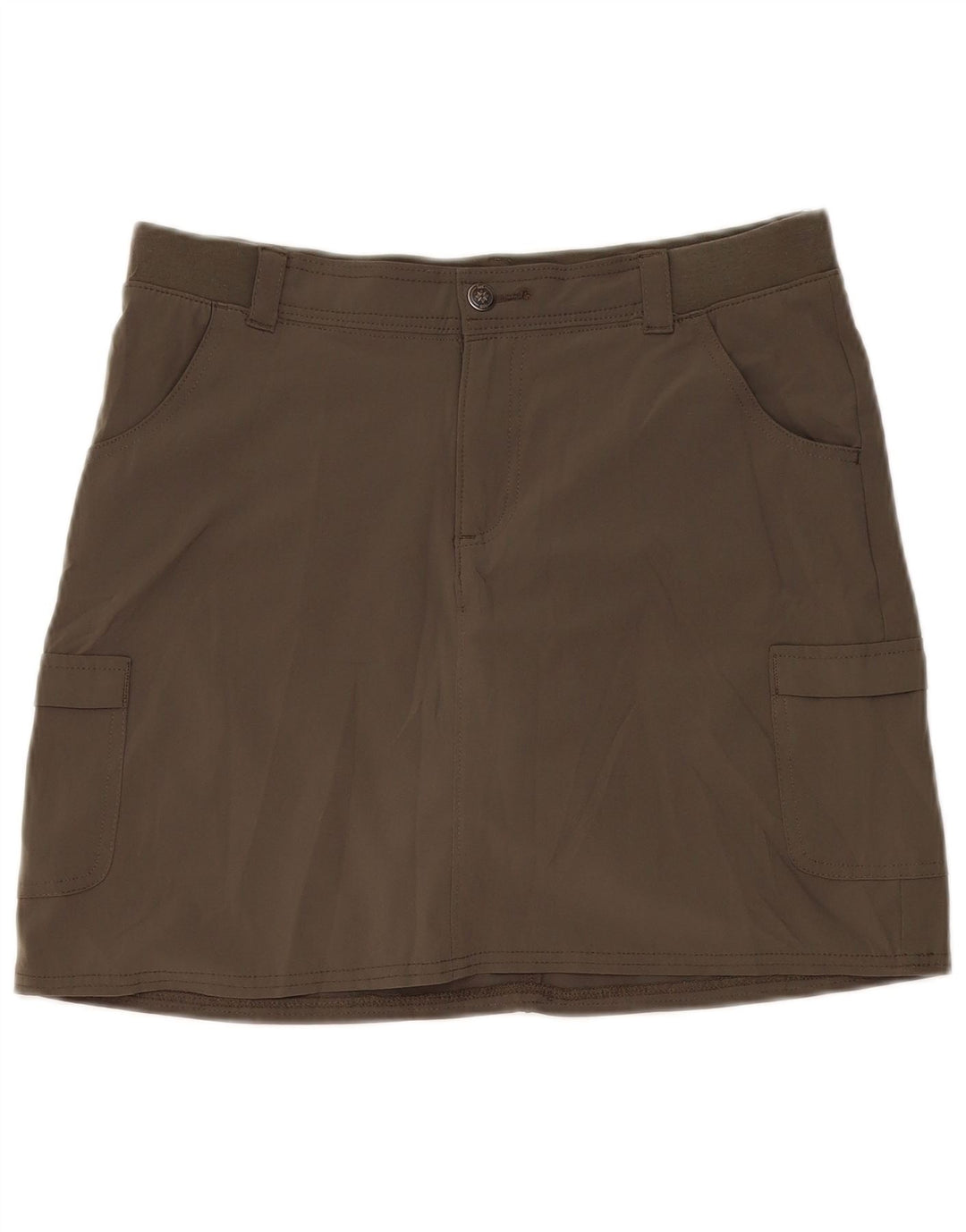 Damskie spodenki Lee o swobodnym kroju US 10, duże, z poliestru w kolorze khaki