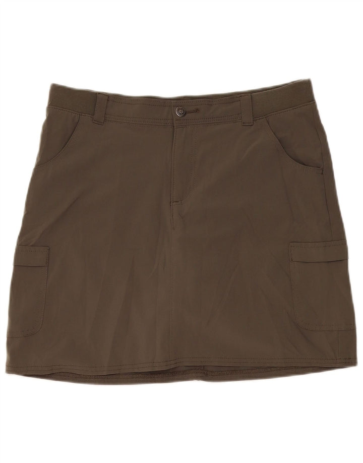 Damskie spodenki Lee o swobodnym kroju US 10, duże, z poliestru w kolorze khaki