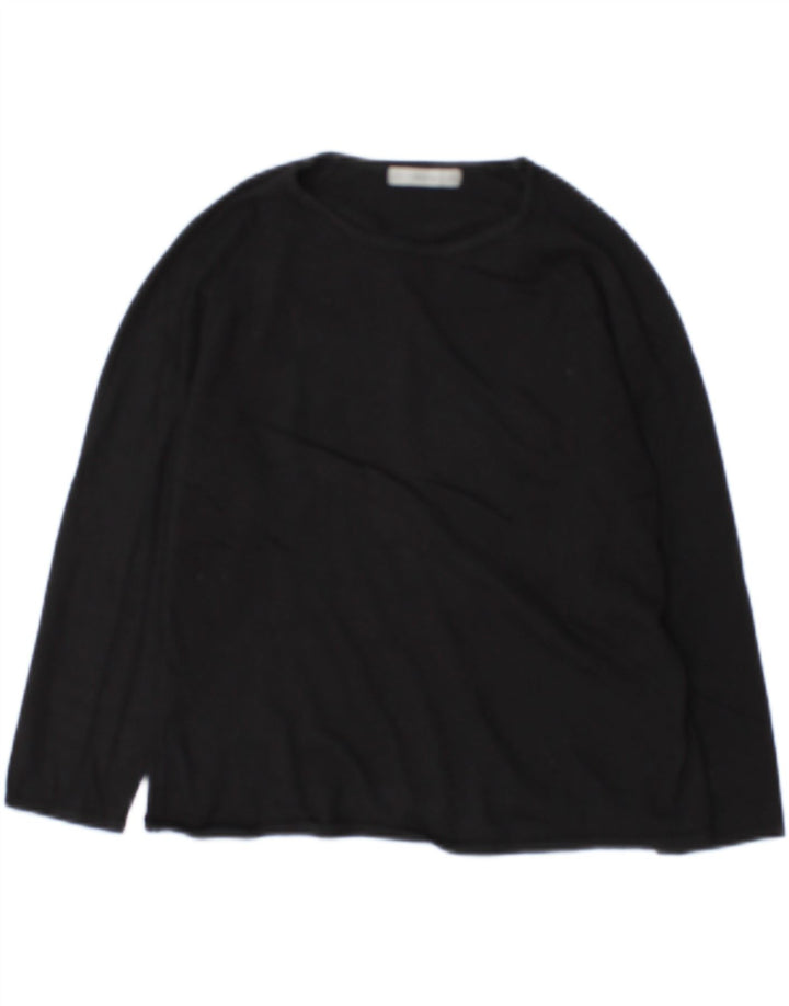Marks & Spencer Damski sweter z dekoltem w łódkę, UK 14, średni czarny