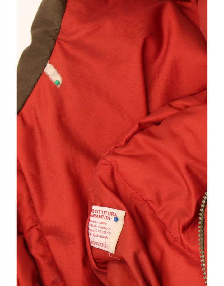 Vintage męska ocieplana kurtka UK 42 XL brązowa