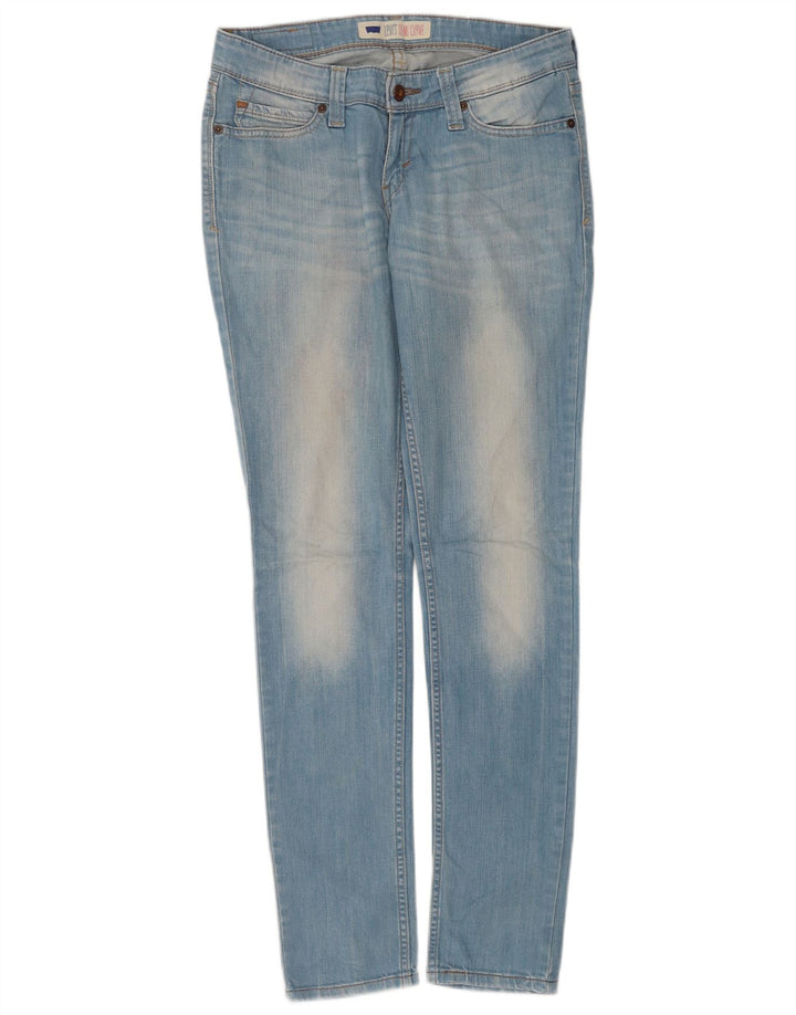Damskie jeansy Levi's Demi Curve Slim W29 L34 Niebieska bawełna