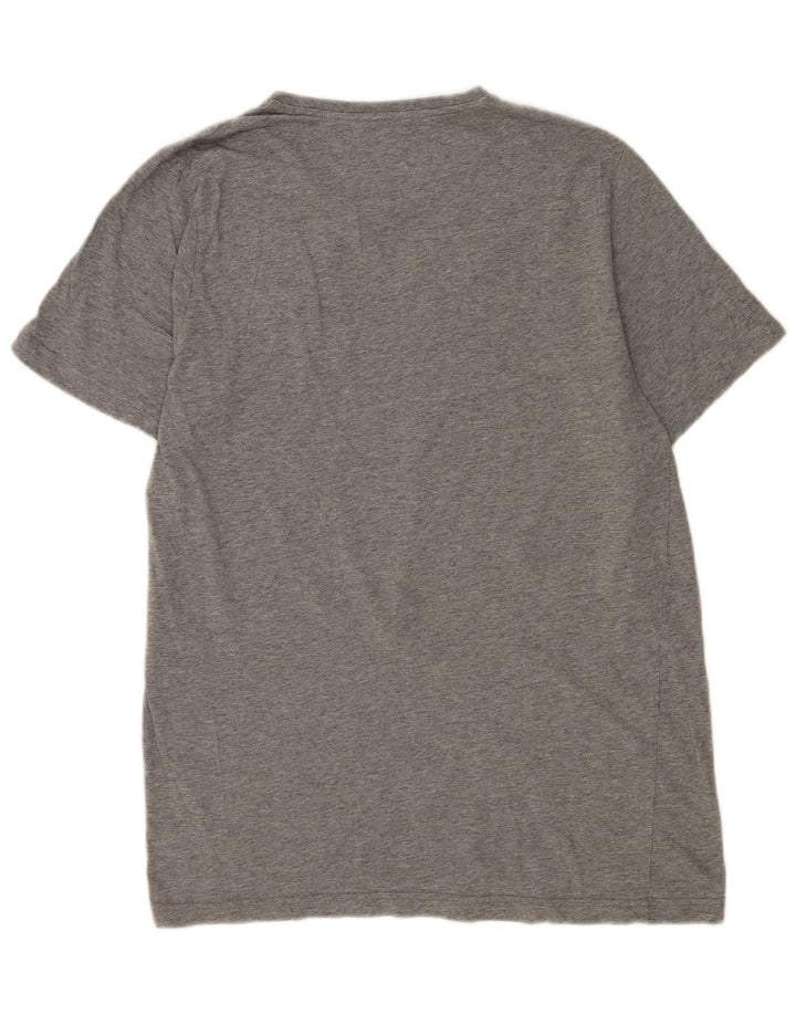 Męski T-shirt z grafiką Puma, duży, szary, nakrapiany