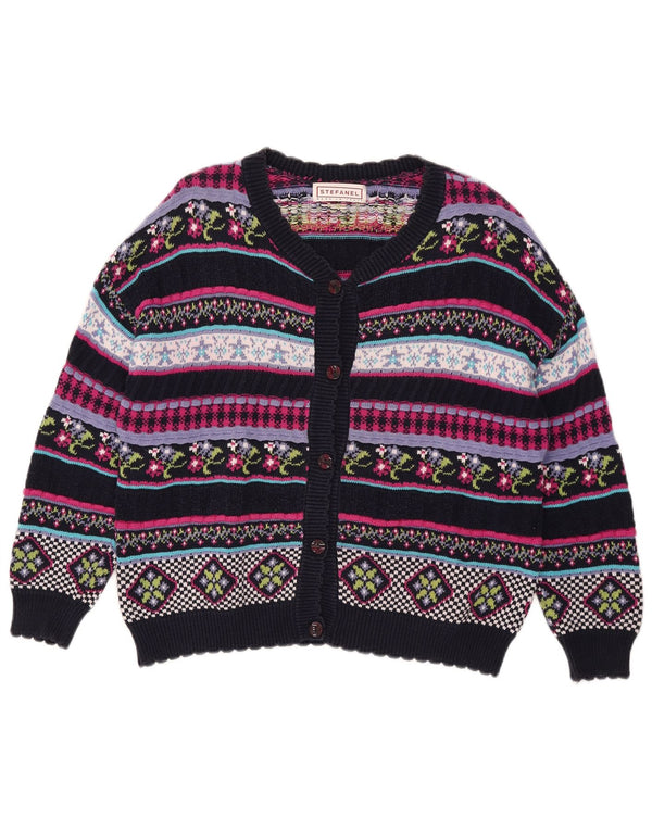 Sweter damski Stefanel UK 12 Średni wielobarwny geometryczny