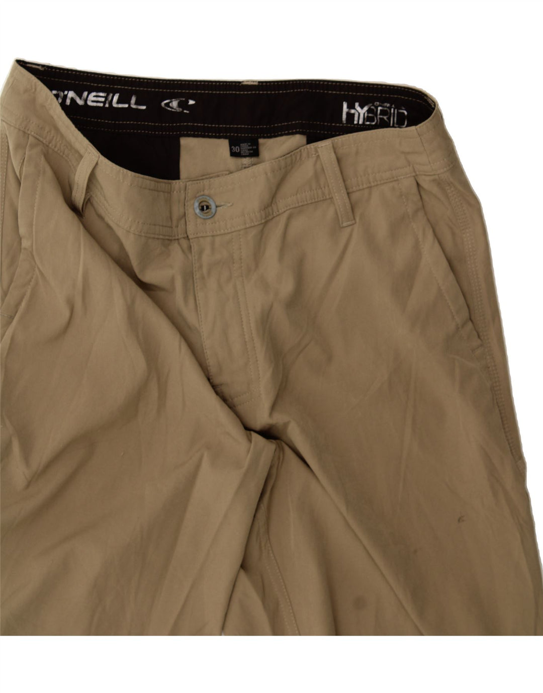 O'NEILL Mens Chino Shorts W30 Medium Beige Polyester Vintage O'Neill and Second-Hand O'Neill from Messina Hembry 