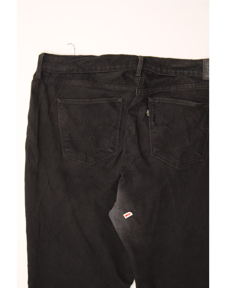 LEVI'S Womens Shaping Slim Jeans  W34 L23 Black Cotton Vintage Levi's and Second-Hand Levi's from Messina Hembry 