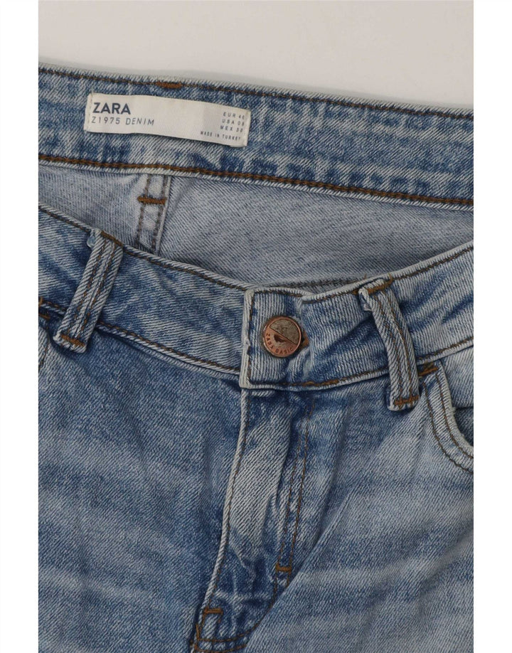 Damskie proste dżinsy Zara EU 40 Medium W30 L26 Niebieskie