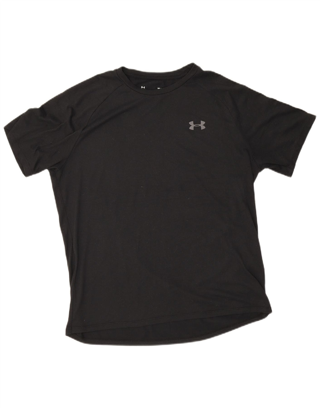 Under Armour Męski T-shirt Top, średni czarny poliester