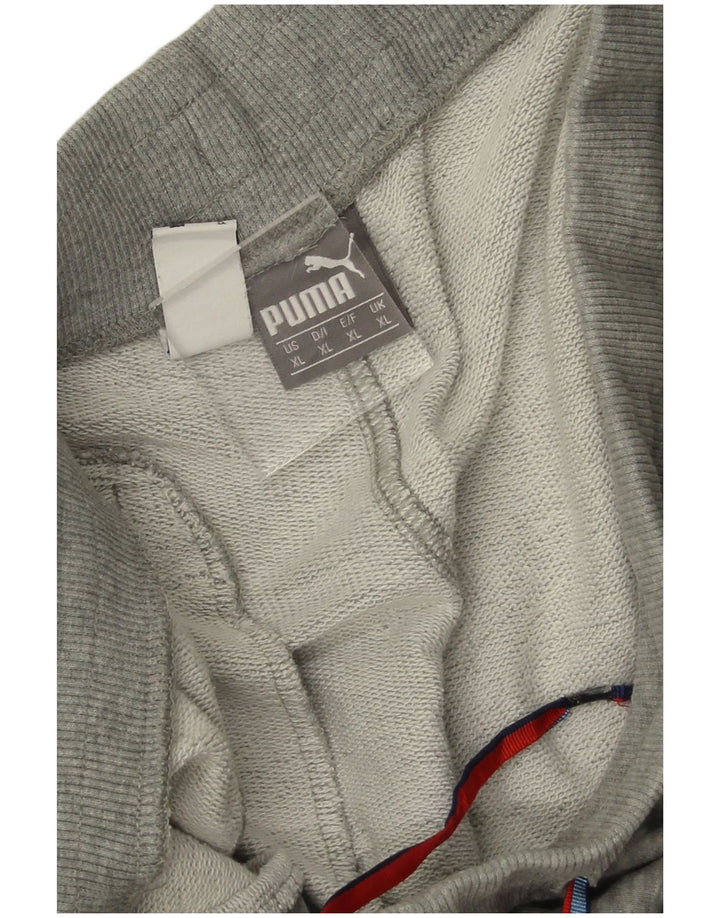 Męskie spodnie dresowe PUMA BMW Motorsport XL, szare nakrapiane