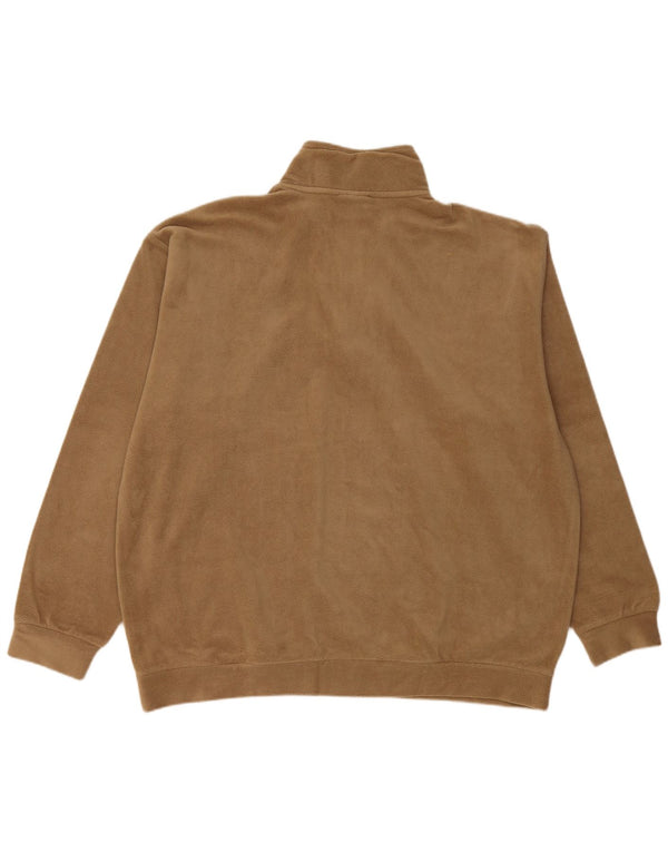 Męski sweter polarowy NORTH SAILS z zamkiem błyskawicznym 2XL, beżowy poliester