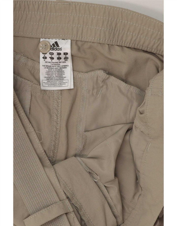 Męskie spodnie chino Adidas Graphic Straight Medium W32 L32 Szary poliester