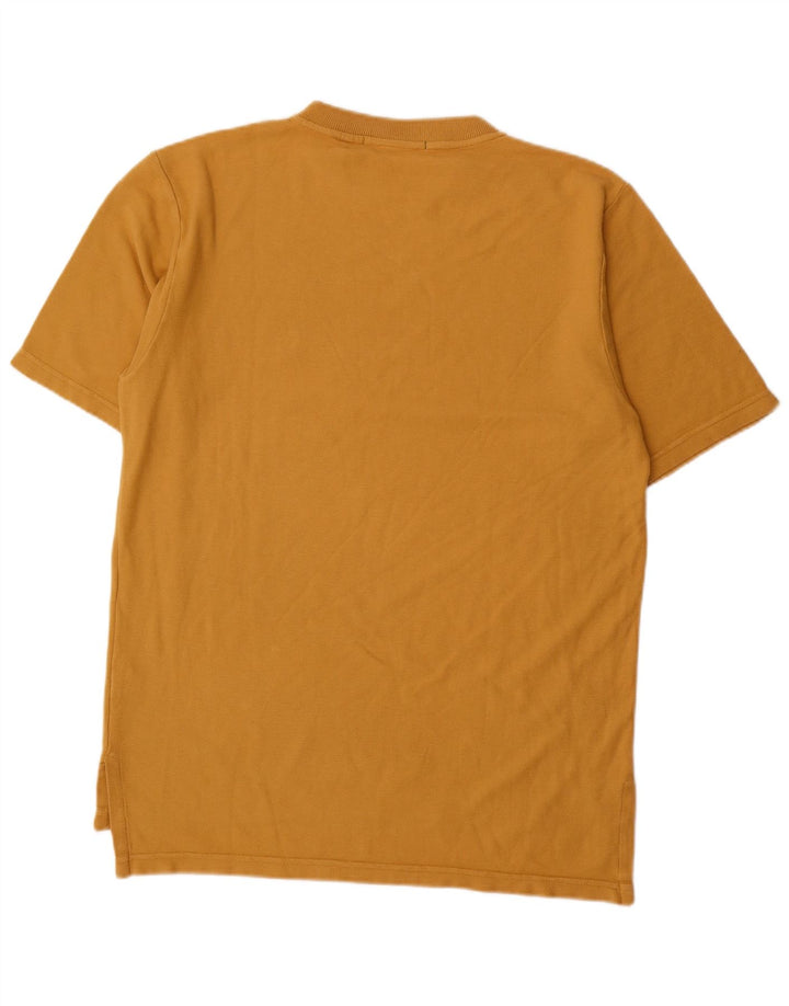 T-shirt męski Henry Cottons Top, średnia żółta bawełna