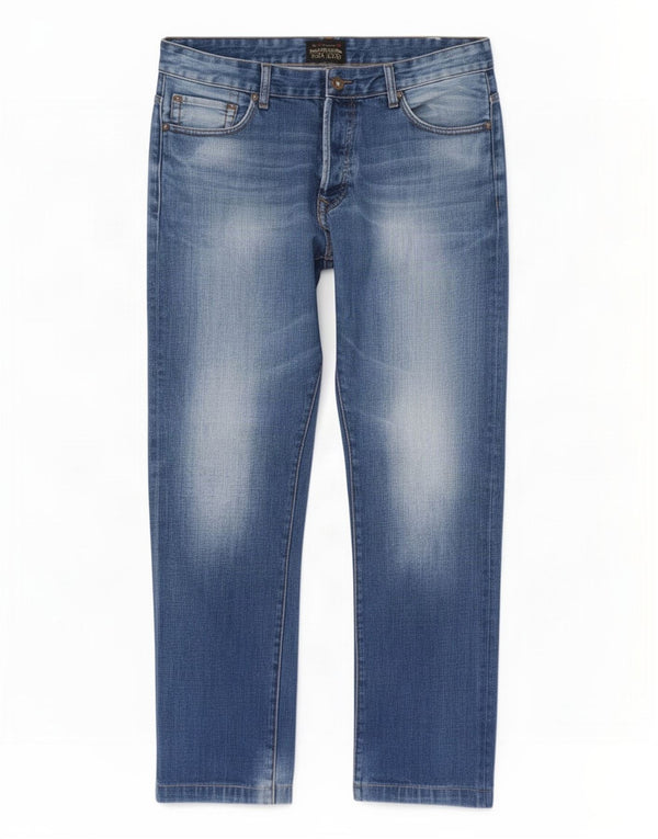 Męskie proste dżinsy Zara EU 46 XL W36 L30 Niebieskie