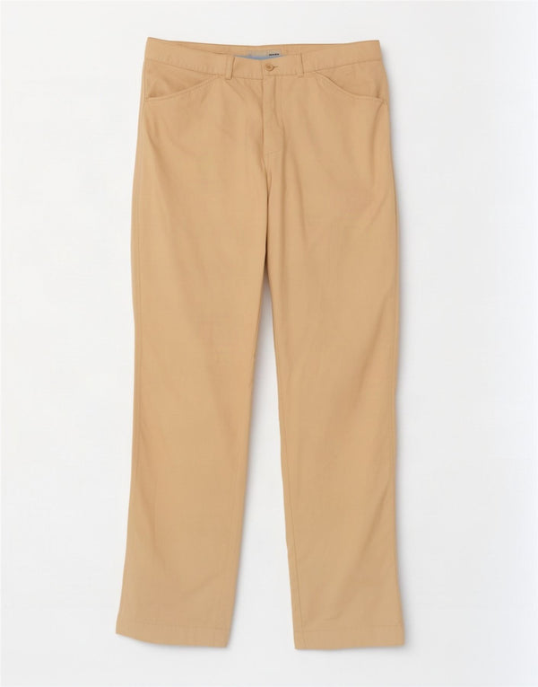 Męskie spodnie Chino Mash W36 L34 Beżowa bawełna