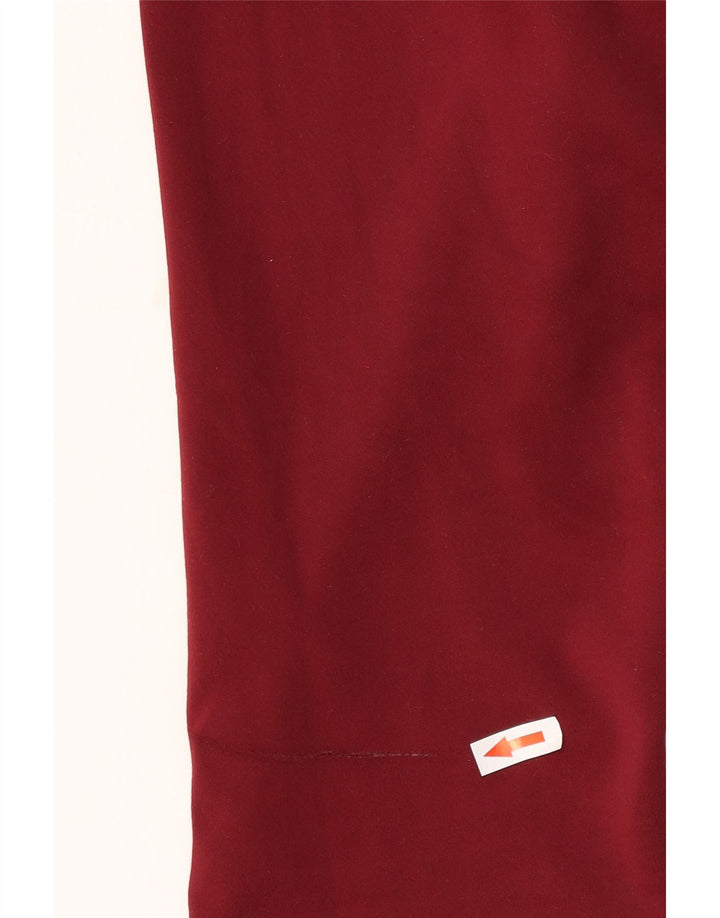Damskie legginsy Nike Dri Fit UK 12, średni bordowy poliester