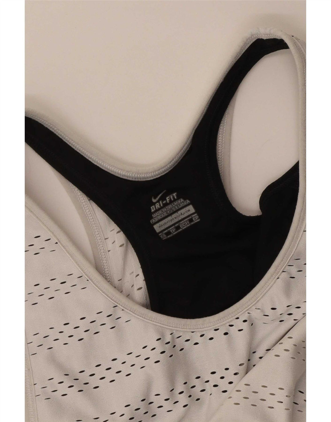 Damska kamizelka Nike Dri Fit Top UK 6 XS Biała