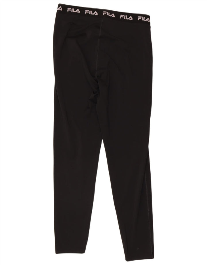 Damskie legginsy Fila Graphic UK 16, duże, czarne