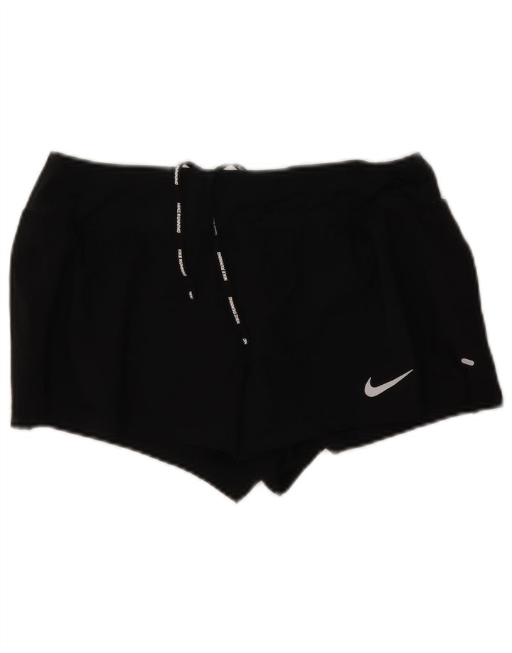 Damskie spodenki sportowe NIKE Dri Fit UK 14, średni czarny poliester