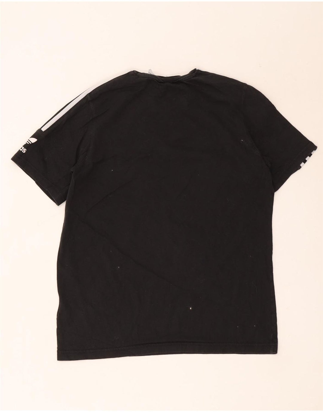 Adidas Męski T-shirt Top Średni Czarny Bawełniany