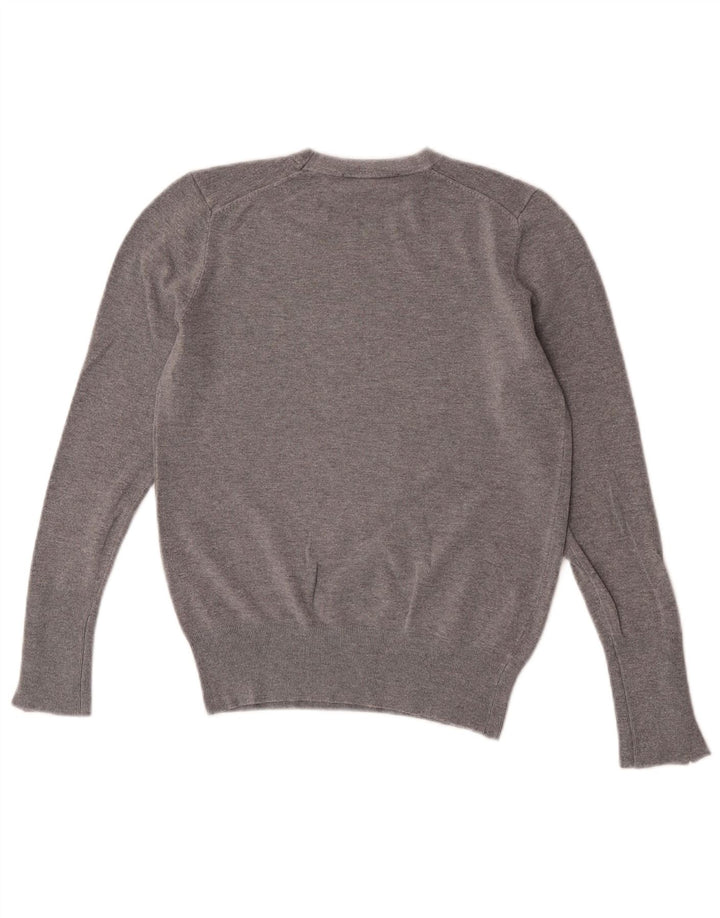 Sweter damski Zara z okrągłym dekoltem UK 12, średni szary