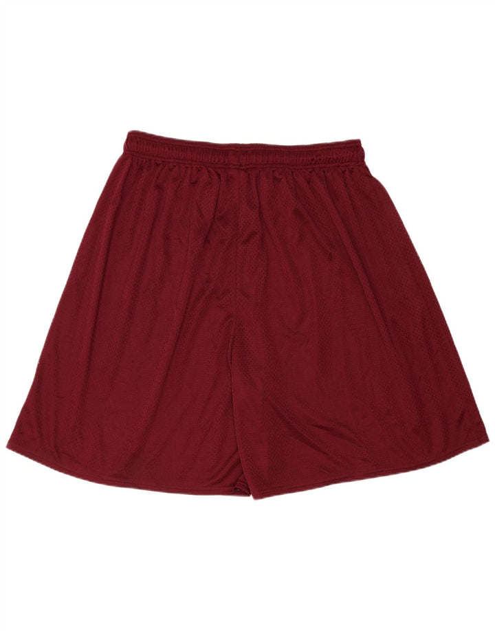 Męskie spodenki sportowe Russell Athletic 2XL, bordowy poliester
