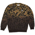 Adidas Męska bluza z kapturem, mała, khaki, kamuflaż, bawełna