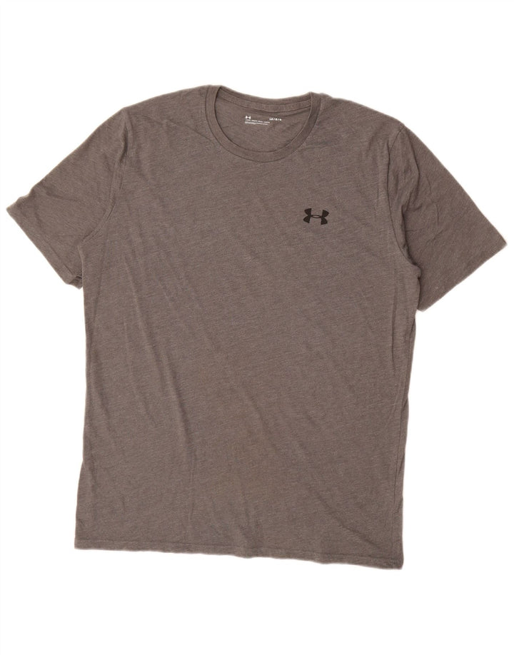 Męski T-shirt Under Armour, duży, szary, nakrapiany